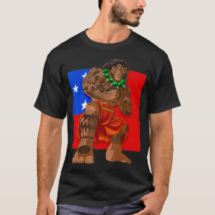 Camiseta Orgullo samoano Bandera de Samoa Haka Polinesia Da