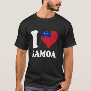 Camiseta Orgullo samoano Raíces samoanas Bandera samoana Am