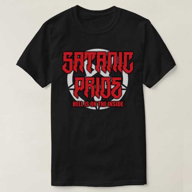 Camiseta Orgullo satánico (Diseño del anverso)