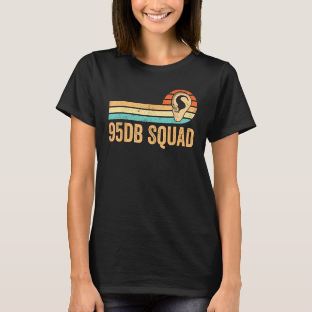 Camiseta Orgullo Sordo Conciencia Lengua de Señas ASL 95db  (Anverso)