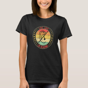 Camiseta Orgullo sordo Live Love Lip Leer