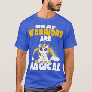 Camiseta Orgullo sordo mágico de Unicornio como idioma sord