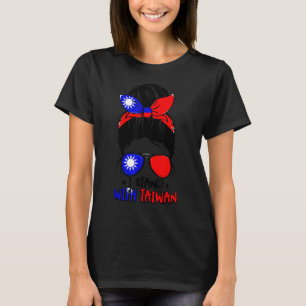 Camiseta Orgullo taiwanés por la bandera de mi país junto a