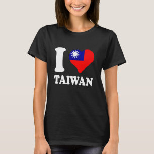 Camiseta Orgullo taiwanés raíces taiwanesas amo Taiwán