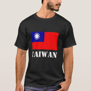 Camiseta Orgullo taiwanés Raíces taiwanesas Bandera taiwane
