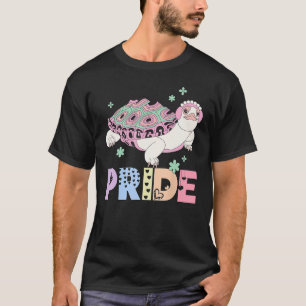 Camiseta Orgullo tortuoso animal arco iris LGBTQIA Hombres 