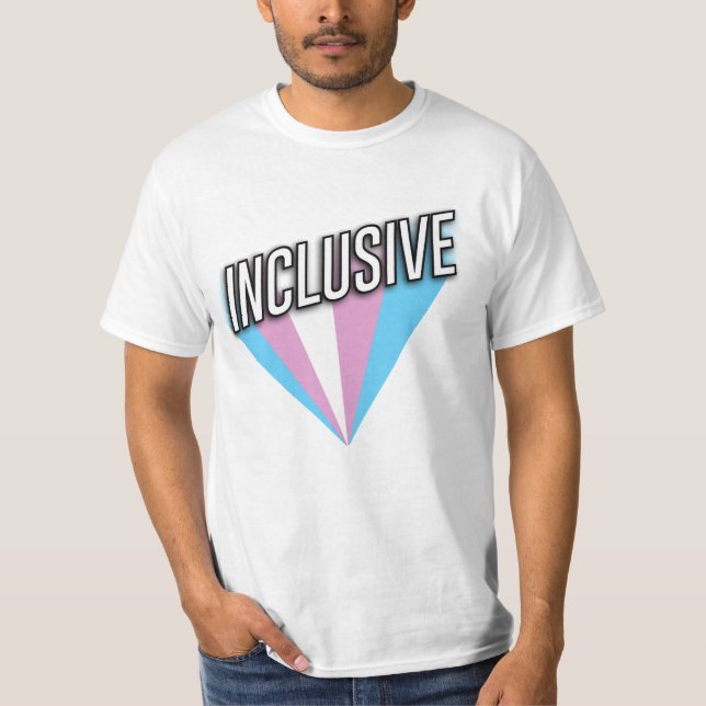 Camiseta Orgullo Trans Explosión - Inclusivo (Anverso)