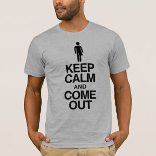 Camiseta Orgullo Trans Salir del Armario "Mantén la Calma y