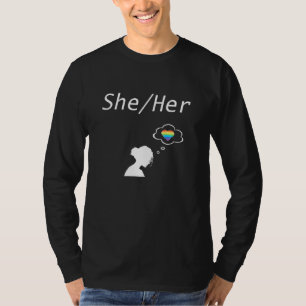 Camiseta Orgullo transexual de Chica lesbiana de Lgbtq