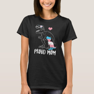 Camiseta Orgullo transexual de Dinosaurio para Mamá Orgullo