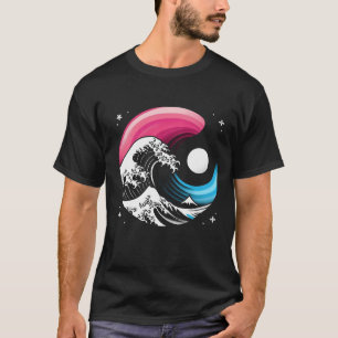 Camiseta Orgullo transgénero Bandera transgénero LGBTQ Onda
