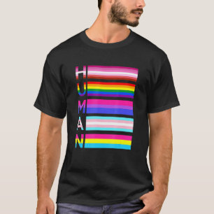 Camiseta Orgullo transgénero de la comunidad LGBT humana