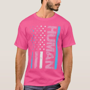 Camiseta Orgullo transgénero humano bandera transgénero org