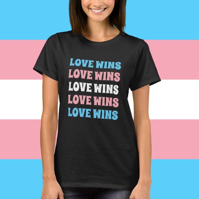 Camiseta Orgullo transgénero LGBTQ Texto personalizado repe (Subido por el creador)
