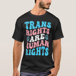 Camiseta Orgullo transgénero Los derechos de LGBT Groovy Tr