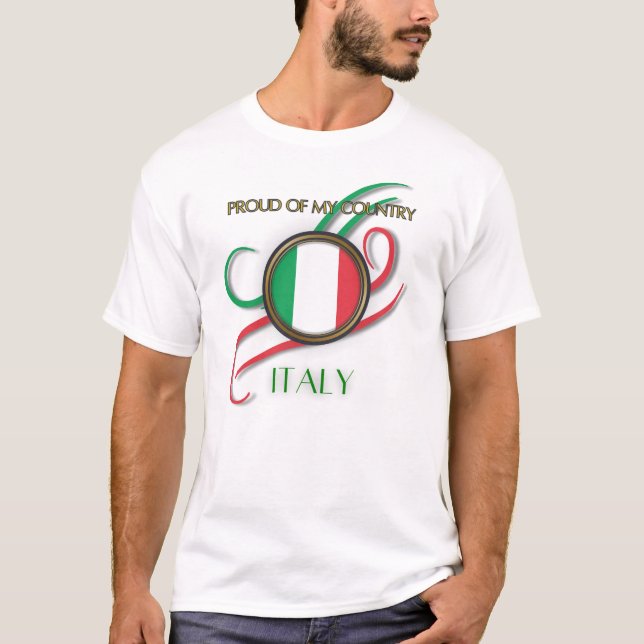 Camiseta Orgullo tricolor: Espíritu de Italia (Anverso)