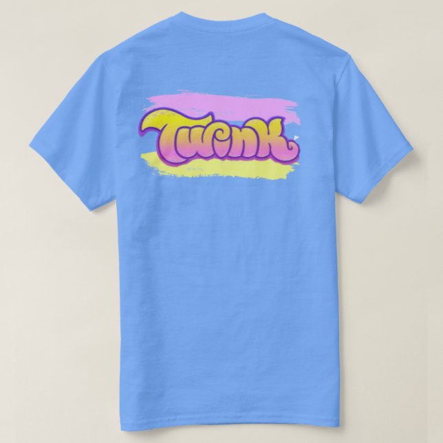 Camiseta Orgullo Twink   (Reverso del diseño)