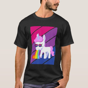 Camiseta Orgullo unicornio Bandera Bisexual Orgullo Orgullo