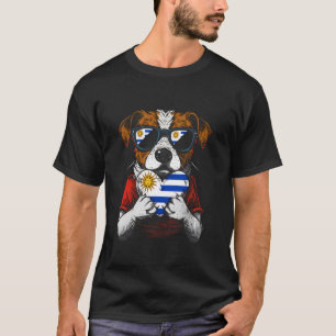 Camiseta Orgullo Uruguayo Corazón de Perro Raíces Uruguayas