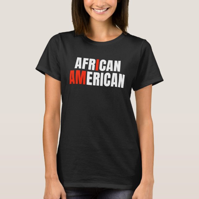 Camiseta Orgullo y cultura afroamericanos (Anverso)