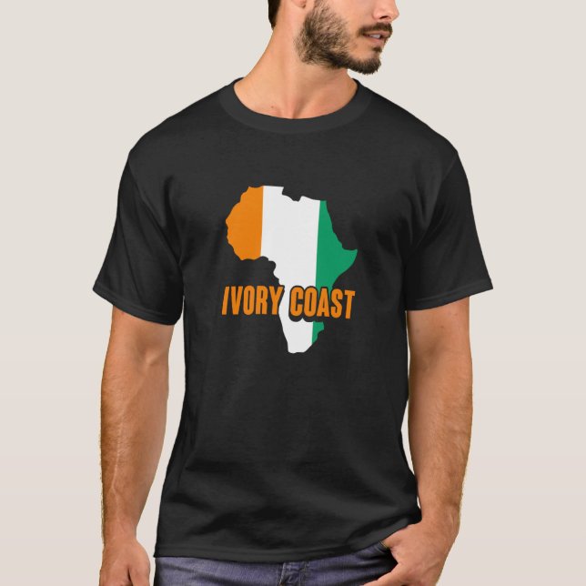 Camiseta Orgullo y patrimonio africano de Costa de Marfil 1 (Anverso)