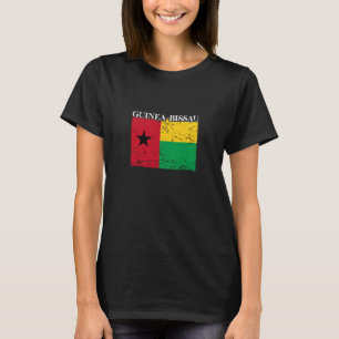 Camiseta Orgullo y patrimonio africano de Guinea Bissau