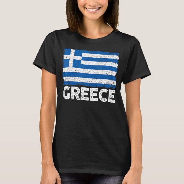 Camiseta Orgullo Y Patrimonio Patriótico Griego Raíces Grec (Anverso)