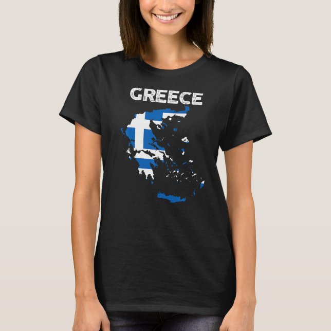 Camiseta Orgullo Y Patrimonio Patriótico Griego Raíces Grec (Anverso)