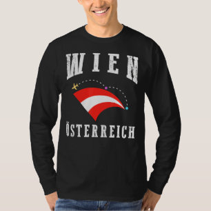 Camiseta Orgullo Y Patrimonio Viena Austria Bandera Wien Os