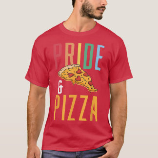 Camiseta Orgullo y pizza - LGBT Bandera arco iris del orgul