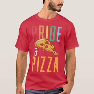 Camiseta Orgullo y pizza - LGBT Bandera arco iris del orgul