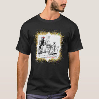 Camiseta Orgullo y prejuicio Jane Austen Navidades con conf