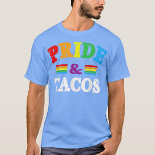 Camiseta Orgullo y tacos LGBT Orgullo gay LGBTQ Bandera arc