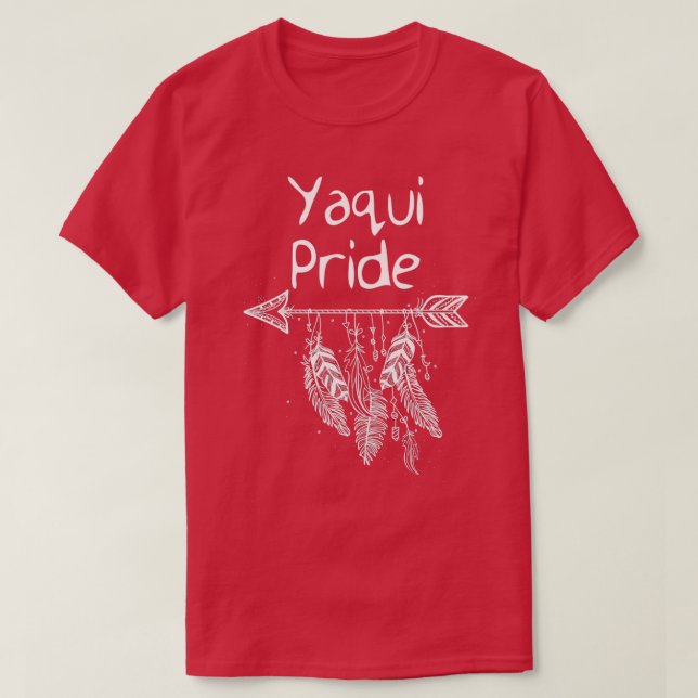 Camiseta Orgullo Yaqui Nativo Orgullo Americano Hombres Org (Diseño del anverso)