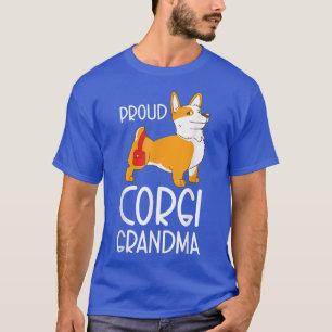 Camiseta Orgullosa abuela Corgi Abuela Lover 1122