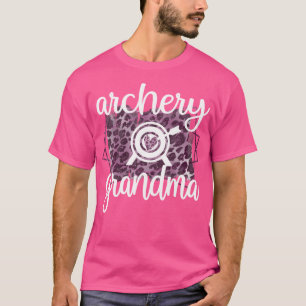 Camiseta Orgullosa Abuela De Arco De Una Abuela Arquera