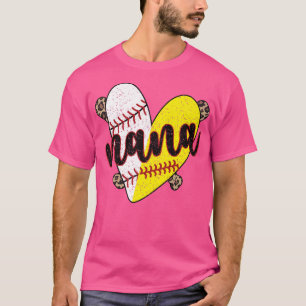 Camiseta Orgullosa abuela de béisbol de béisbol 