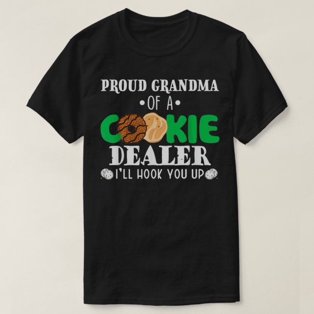 Camiseta Orgullosa Abuela De Birt, Líder De La Tropa De Coc (Diseño del anverso)