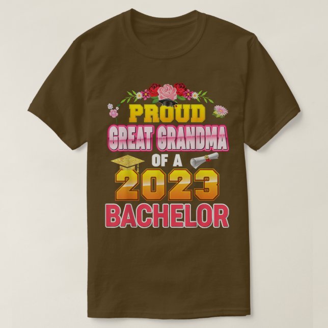 Camiseta Orgullosa Abuela De Clase 2023 Superior (Diseño del anverso)