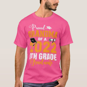 Camiseta Orgullosa Abuela De Graduado Graduada De Octavo Gr