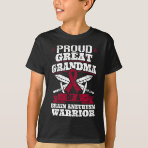 Camiseta Orgullosa Abuela De Guerrero Del Neuralismo Cerebr