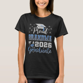 Camiseta Orgullosa abuela de la familia de graduados de 202