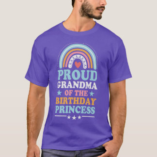Camiseta Orgullosa Abuela De La Princesa Bohemiana Ra