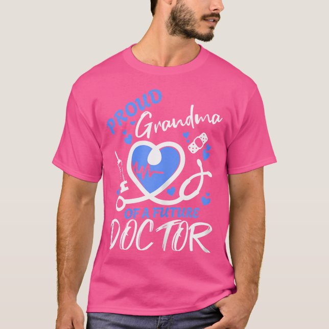 Camiseta Orgullosa Abuela De Un Futuro Médico (Anverso)