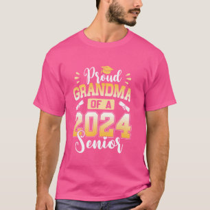 Camiseta Orgullosa Abuela De Un Graduado Superior De 2024 O