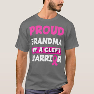 Camiseta Orgullosa Abuela De Un Guerrero Izquierdo Y Palat