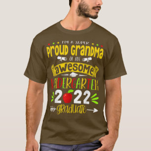 Camiseta Orgullosa Abuela De Un Magnífico Jardín De Niños D