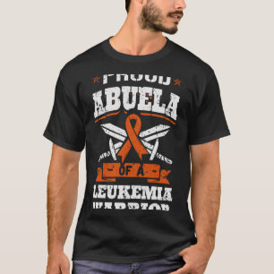 Camiseta Orgullosa Abuela De Una Abuela Guerrera De Leucemi