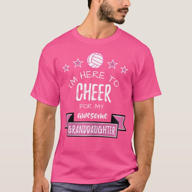 Camiseta Orgullosa Abuela De Voleibol T Shirt (Anverso)