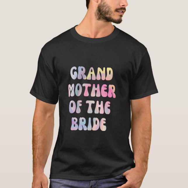 Camiseta Orgullosa abuela del Boda de la novia (Anverso)